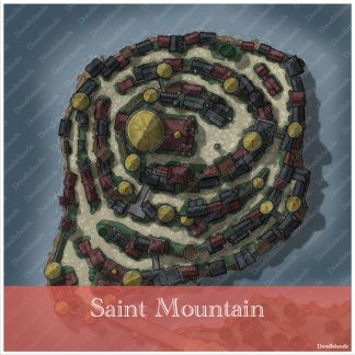 Saint Mountain - DnD Town Map