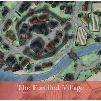 The Forified Village - DnD City Map