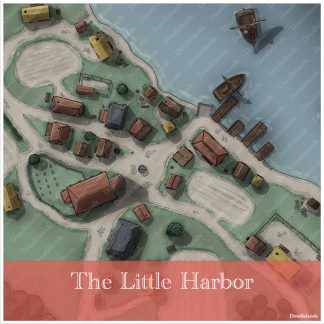 The Little Harbor - Dnd Town Map