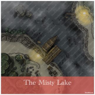 The Misty Lake - DnD Battle Map