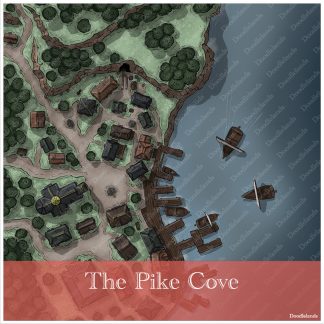 The Pike Cove - DnD Town Map