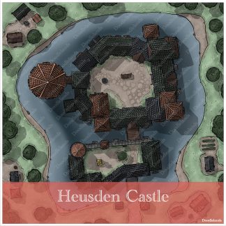 Heusden Castle - DnD Town Map