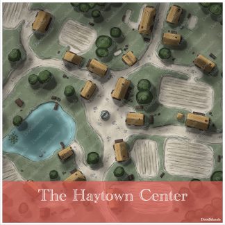 The Hay Towncenter- DnD Town Map